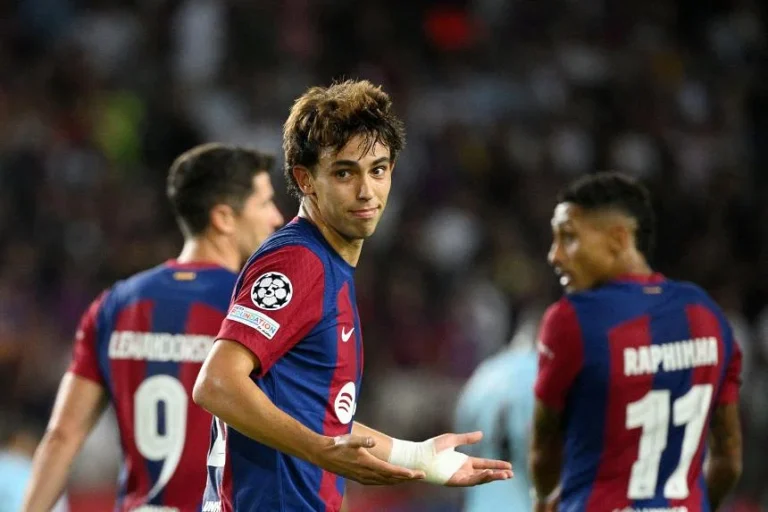 Barcelona Dominates in Champions League Opener: Joao Felix Scores Twice in 5-0 Victory Over Antwerp