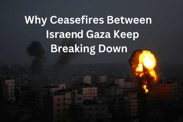 From Hope to Hostility: Why Every Ceasefire in Gaza Falls Apart